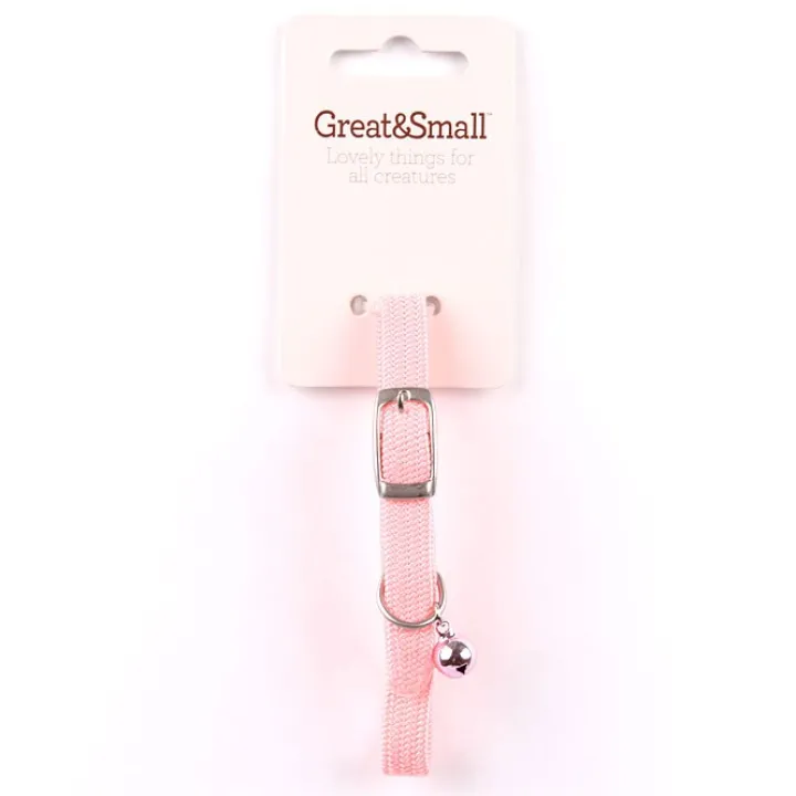 Great & Small Plain Pink Cat Collar Clearance
