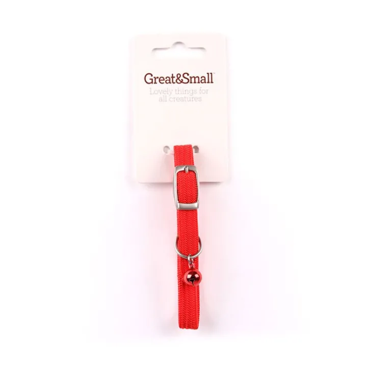 Great & Small Plain Red Cat Collar Best
