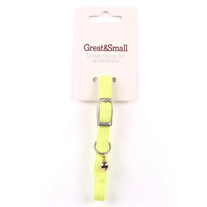 Great & Small Plain Yellow Cat Collar Sale