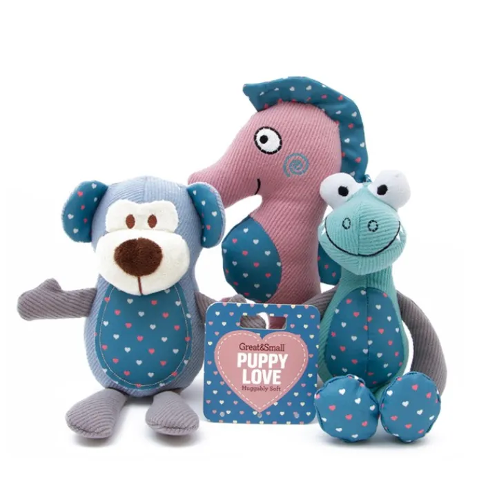 Great & Small Puppy Love Seahorse Dog Toy Outlet