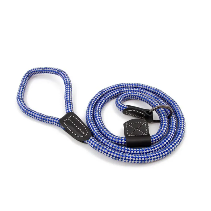 Great & Small Rope Slip Dog Lead Blue New