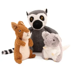 Great & Small Snuggle&Play Ring Tailed Lemur Dog Toy New