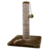 Great & Small Snuggle&Scratch Play Cat Scratcher Brown Plush Hot