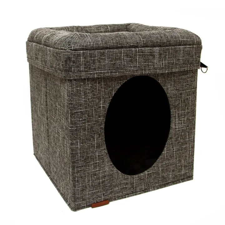 Great & Small Snuggle&Snooze Luxury Cat Cube Hideaway Bed Online