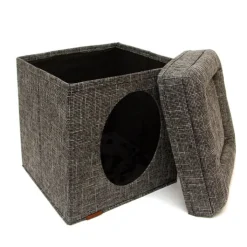 Great & Small Snuggle&Snooze Luxury Cat Cube Hideaway Bed Online