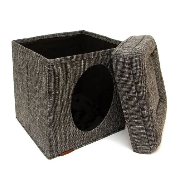 Great & Small Snuggle&Snooze Luxury Cat Cube Hideaway Bed Online