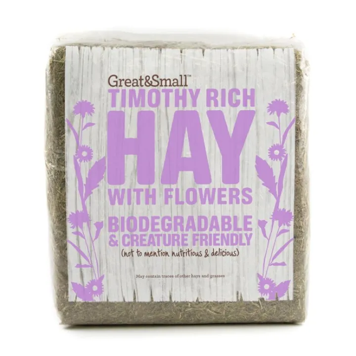 Great & Small Timothy Hay With Flowers Hot