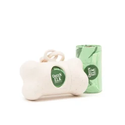 Green Elk Compostable Poop Bags with Dispenser (2x15 bags) Clearance