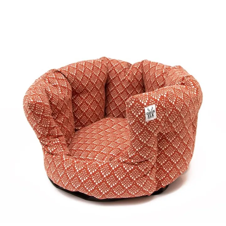 Green Elk Cuddle Pet Bed Hot