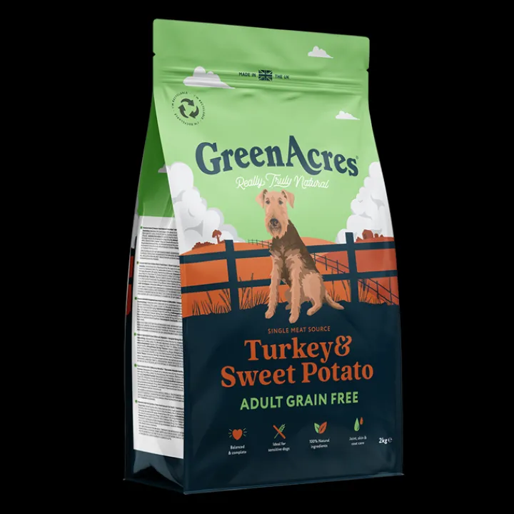 GreenAcres Grain Free Turkey Dry Dog Food Sale