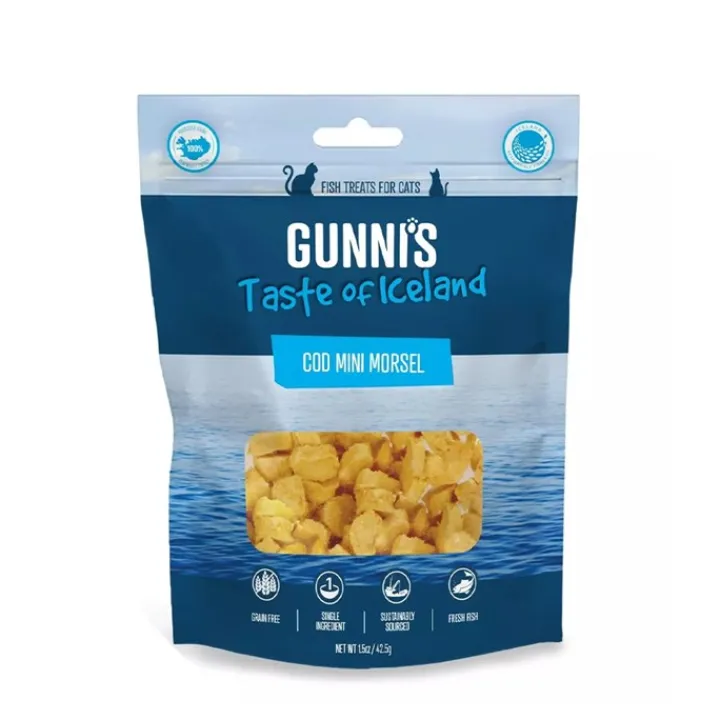 Gunni's Cod Mini Morsels Cat 42.5g Clearance