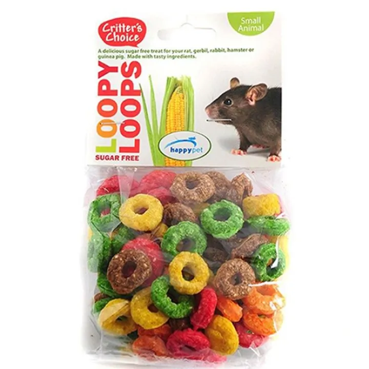 Happy Pet Critters Loopy Loops 50g Best
