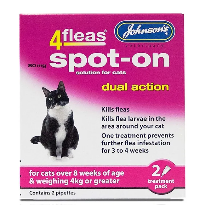 Johnson's Johnsons 4fleas Spot On Cat Treatment Fashion