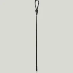 Lily & Leo Leather Rolled Dog Lead Black Discount