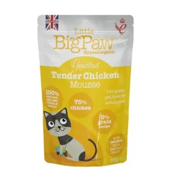Little Big Paw Chicken Mousse Cat Food 85g Clearance