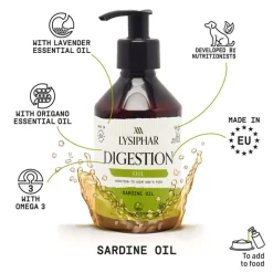Lysiphar Digestion Oil Supplement for Dogs 250ml Clearance