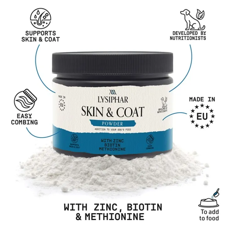 Lysiphar Skin & Coat Powder Supplement for Dogs 200g Online