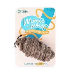 Mimi's Daughters Monte Mouse Cat Toy Grey Fashion