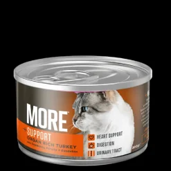 MORE Heart Support Turkey Wet Cat Food 200g Fashion
