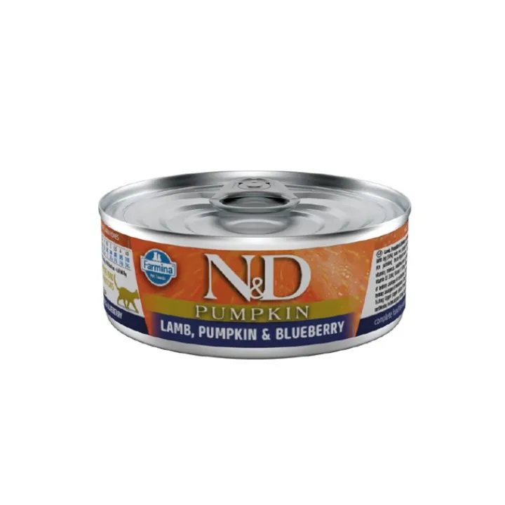 Natural & Delicious Adult Cat Food Lamb & Pumpkin & Blueberry 70g Sale