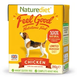 Naturediet Feel Good Chicken Wet Dog Food 390g Discount