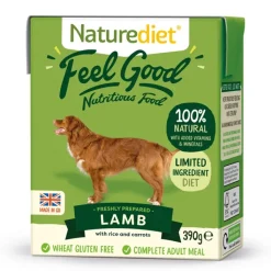 Naturediet Feel Good Lamb Wet Dog Food 390g Clearance