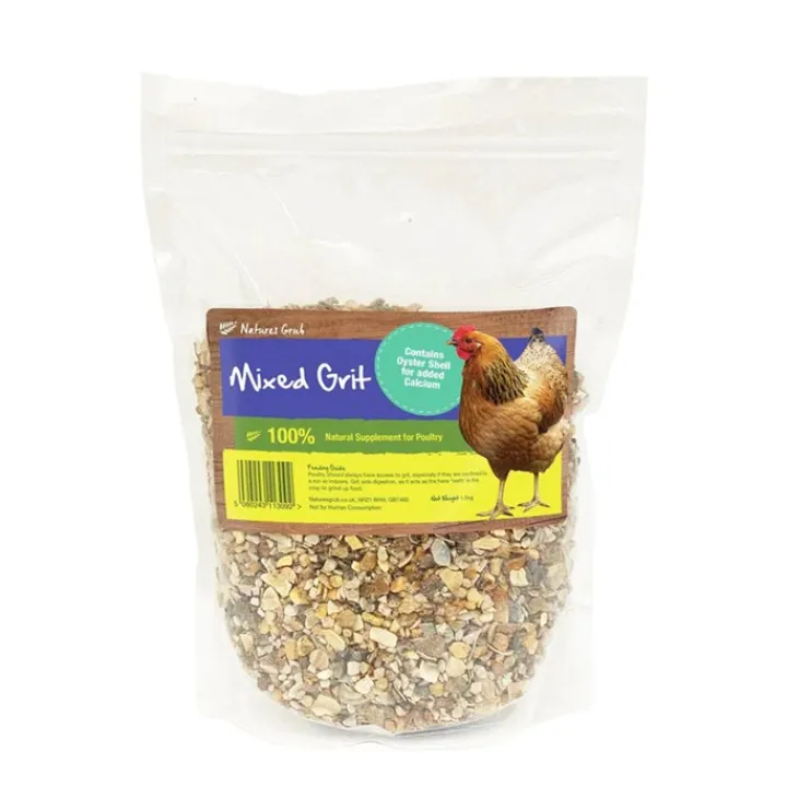Natures Grub Mixed Grit 1.5kg Pouch Sale