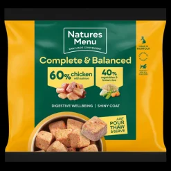 Natures Menu 60/40 Chicken with Salmon Nuggets 1kg Raw Dog Food Discount