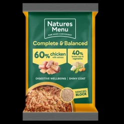Natures Menu 60/40 Chicken with Salmon 300g Raw Dog Food Block Online