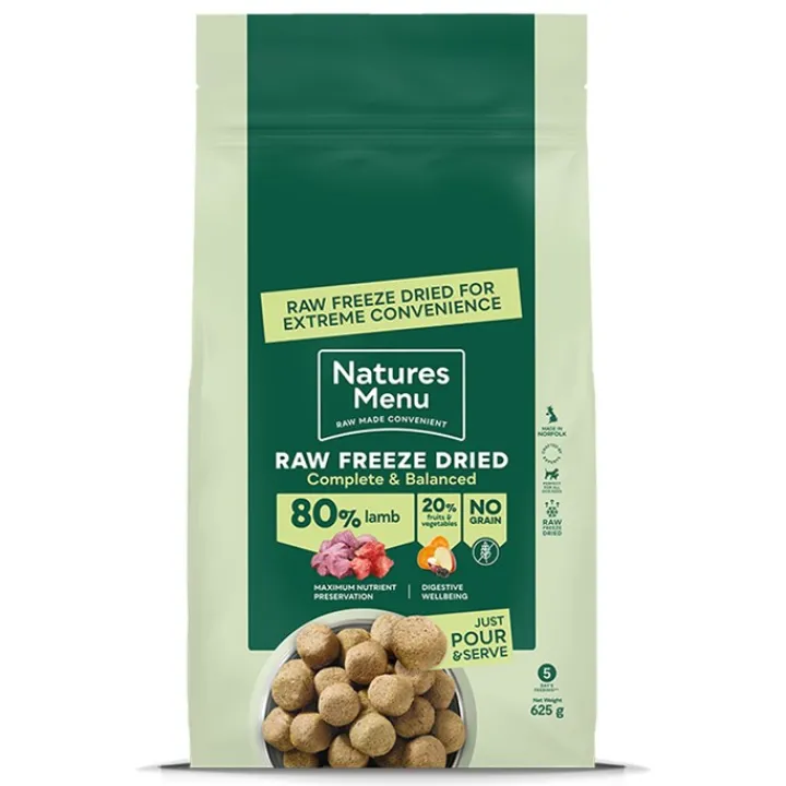 Natures Menu Freeze Dried Dog Food Lamb Nuggets Discount