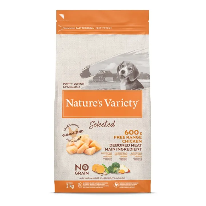 Natures Variety Selected Junior Dog Food Chicken Outlet
