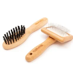 Norah's Bamboo Small Animal Bristle Brush Best