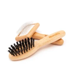 Norah's Bamboo Small Animal Bristle Brush Best