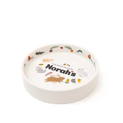 Norah's Small Animal Ceramic Food Bowl New