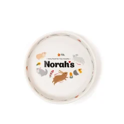 Norah's Small Animal Ceramic Food Bowl New