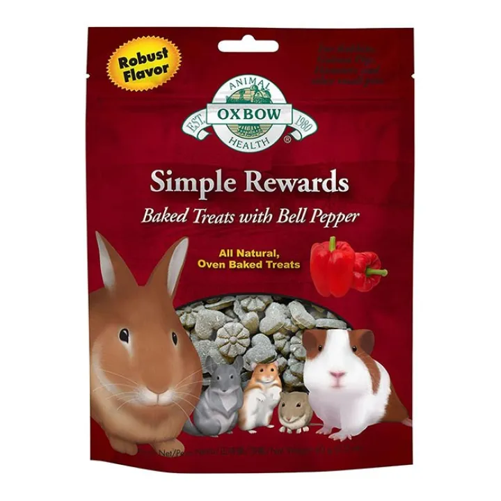 Oxbow Simple Rewards Baked Treat Bell Pepper 60g Best
