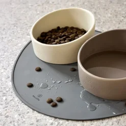 Palopa Cali Taupe Dog Bowl Discount