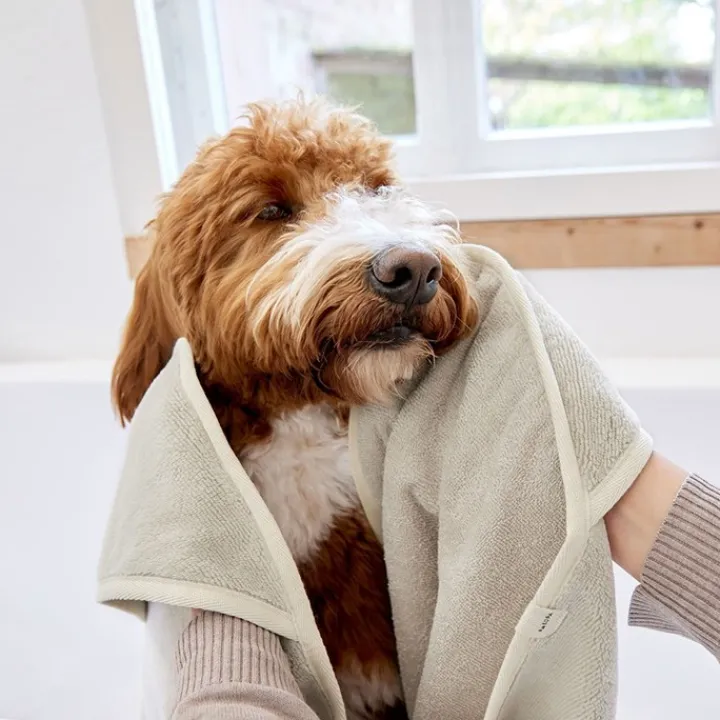 Palopa Kosy Beige Dog Towel - Small Online