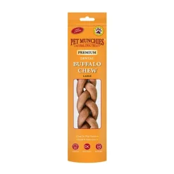 Pet Munchies Buffalo Dog Chew Large Fashion