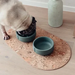 Pino Classic Dog Bowl Duck Green Outlet