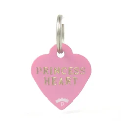 Quick Tag Princess Pink Heart ID Tag Clearance