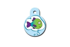 Quick Tag Small Fish Dream Circle ID Tag Best
