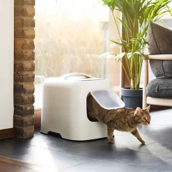 Rotho Biala Litter Box Mistletoe White Discount