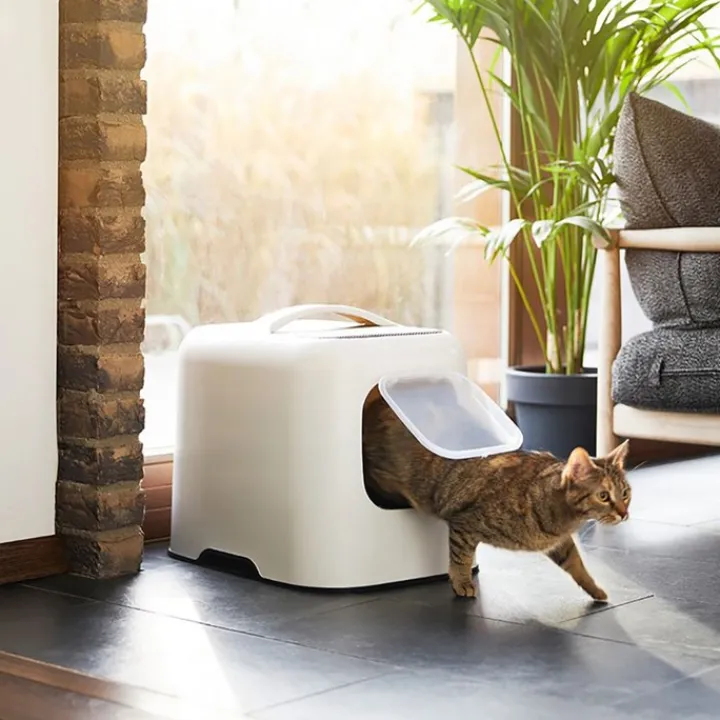 Rotho Biala Litter Box Mistletoe White Discount