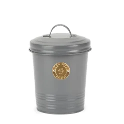 Scruffs Cantina 2L Steel Storage Treat Tin Set Dark Grey Sale