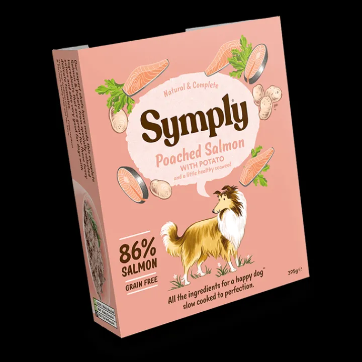 Symply Poached Salmon Grain Free Adult Wet Dog Food 395g Sale