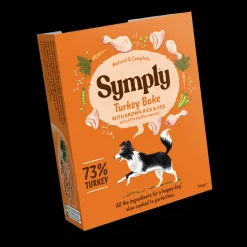 Symply Turkey Bake Adult Wet Dog Food 395g Hot