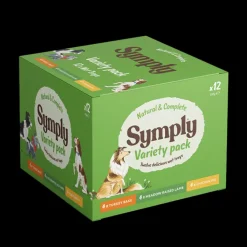 Symply Variety Pack Wet Dog Food 395g x 12 Fashion