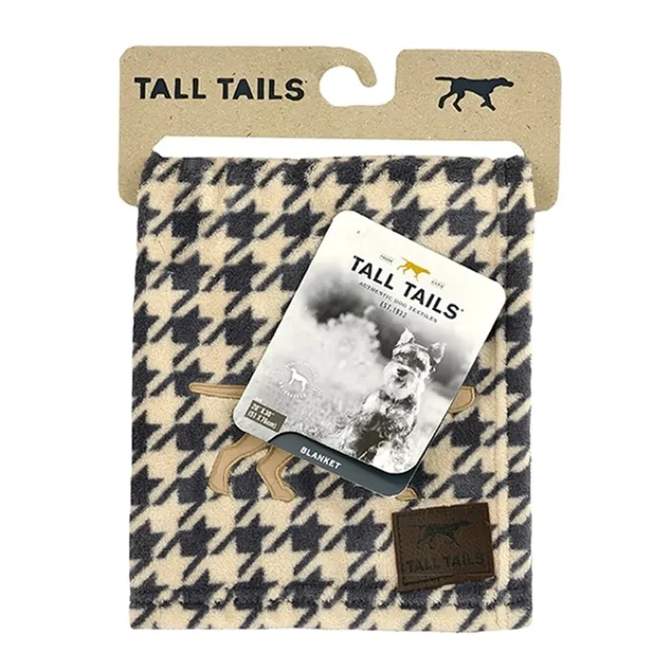 Tall Tails Houndstooth Pet Fleece Blanket Clearance