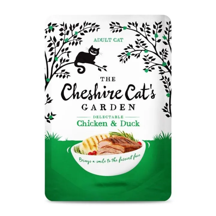 The Cheshire Cat's Garden Chicken & Duck Wet Cat Food 85g Best
